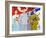 North Korea, Pyongyang, Propaganda Poster-Gavin Hellier-Framed Photographic Print