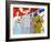 North Korea, Pyongyang, Propaganda Poster-Gavin Hellier-Framed Photographic Print