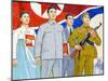 North Korea, Pyongyang, Propaganda Poster-Gavin Hellier-Mounted Photographic Print