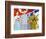 North Korea, Pyongyang, Propaganda Poster-Gavin Hellier-Framed Photographic Print