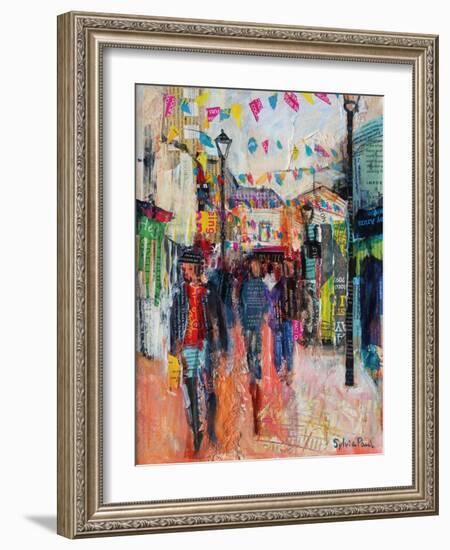 North Laines, Brighton-Sylvia Paul-Framed Giclee Print