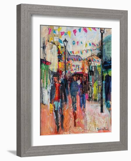 North Laines, Brighton-Sylvia Paul-Framed Giclee Print