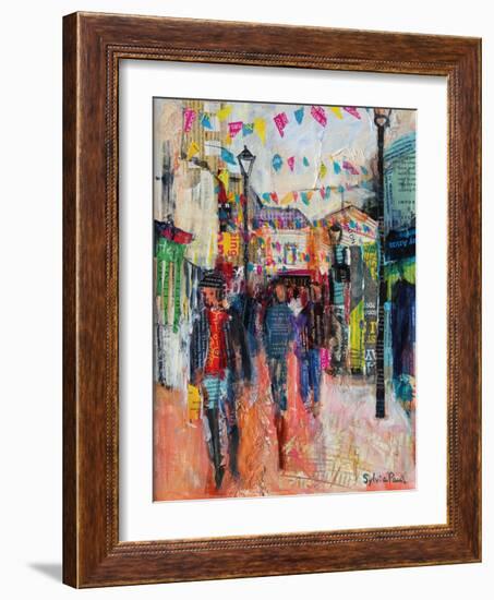 North Laines, Brighton-Sylvia Paul-Framed Giclee Print