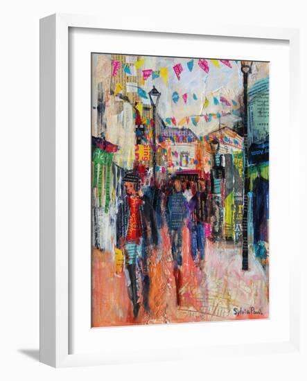 North Laines, Brighton-Sylvia Paul-Framed Giclee Print