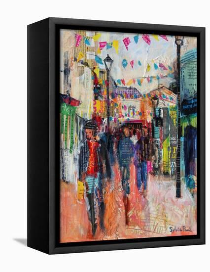 North Laines, Brighton-Sylvia Paul-Framed Premier Image Canvas