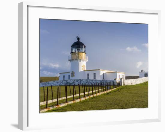 North Lighthouse. Fair Isle, Scotland, Shetland Islands-Martin Zwick-Framed Photographic Print