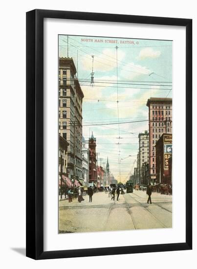 North Main Street, Dayton, Ohio-null-Framed Art Print