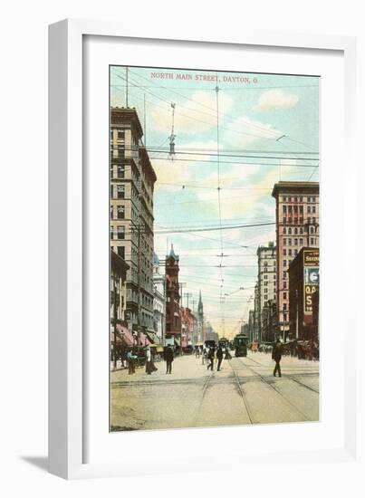 North Main Street, Dayton, Ohio-null-Framed Art Print