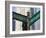 North Michigan Avenue and Chicago Avenue Signpost, the Magnificent Mile, Chicago, Illinois, USA-Amanda Hall-Framed Photographic Print