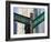 North Michigan Avenue and Chicago Avenue Signpost, the Magnificent Mile, Chicago, Illinois, USA-Amanda Hall-Framed Photographic Print