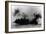 North Moser, New York - View of British Battleship Collingwood Shooting-Lantern Press-Framed Art Print