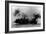 North Moser, New York - View of British Battleship Collingwood Shooting-Lantern Press-Framed Art Print