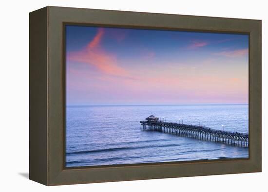 North Myrtle Beach, Cherry Grove Fishing Pier, South Carolina-John Coletti-Framed Premier Image Canvas