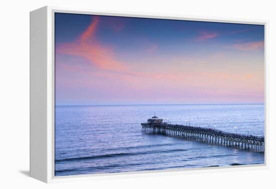 North Myrtle Beach, Cherry Grove Fishing Pier, South Carolina-John Coletti-Framed Premier Image Canvas