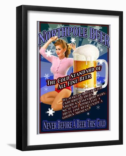 North Pole Beer-Nomi Saki-Framed Giclee Print