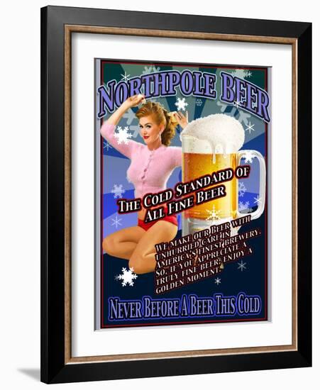 North Pole Beer-Nomi Saki-Framed Giclee Print