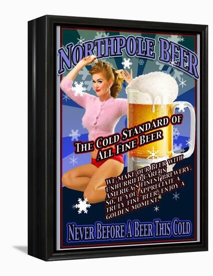 North Pole Beer-Nomi Saki-Framed Premier Image Canvas