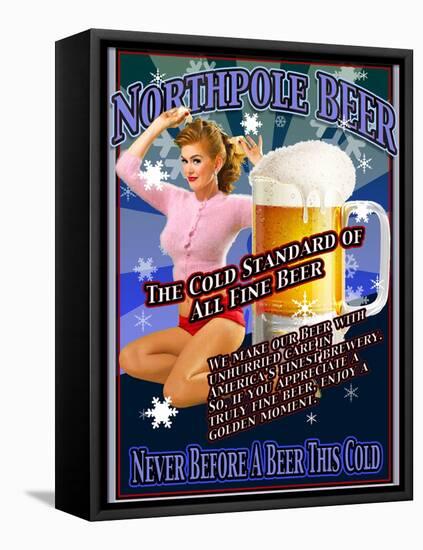 North Pole Beer-Nomi Saki-Framed Premier Image Canvas