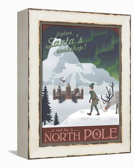 North Pole Christmas-Steve Thomas-Framed Premier Image Canvas