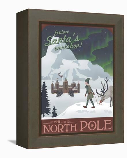 North Pole Christmas-Steve Thomas-Framed Premier Image Canvas