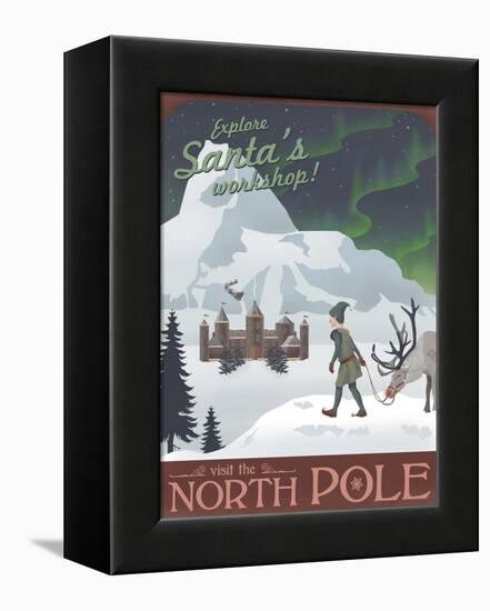 North Pole Christmas-Steve Thomas-Framed Premier Image Canvas