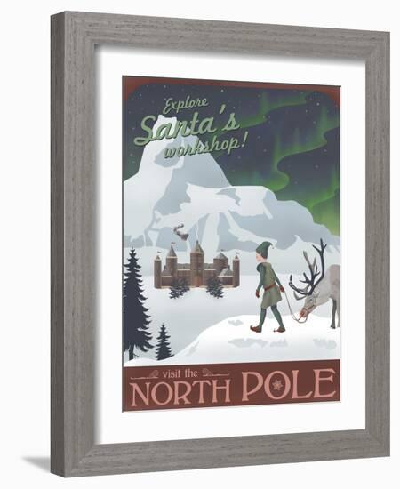 North Pole Christmas-Steve Thomas-Framed Giclee Print