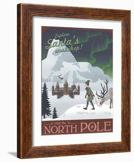 North Pole Christmas-Steve Thomas-Framed Giclee Print