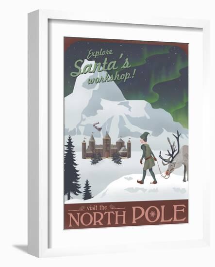 North Pole Christmas-Steve Thomas-Framed Giclee Print