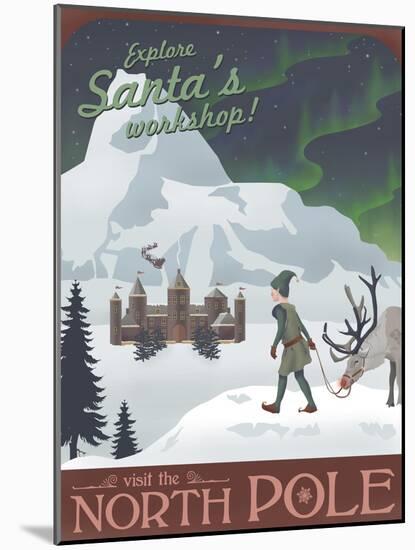 North Pole Christmas-Steve Thomas-Mounted Giclee Print