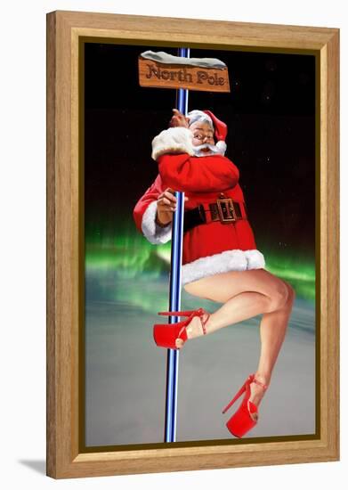 North Pole Dancer-Barry Kite-Framed Stretched Canvas