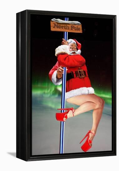 North Pole Dancer-Barry Kite-Framed Stretched Canvas