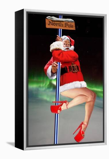 North Pole Dancer-Barry Kite-Framed Stretched Canvas