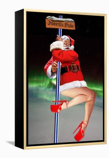 North Pole Dancer-Barry Kite-Framed Stretched Canvas
