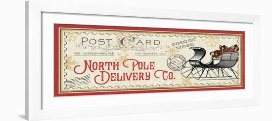 North Pole Express VI-Pela Studio-Framed Art Print