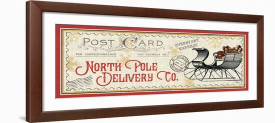 North Pole Express VI-Pela Studio-Framed Art Print