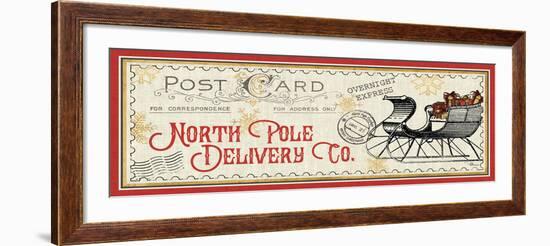 North Pole Express VI-Pela Studio-Framed Art Print