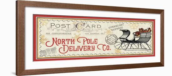 North Pole Express VI-Pela Studio-Framed Art Print