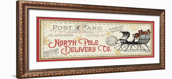 North Pole Express VI-Pela Studio-Framed Art Print