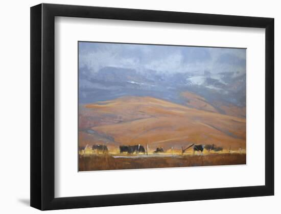 North Powder Cows-Todd Telander-Framed Art Print