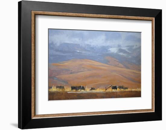 North Powder Cows-Todd Telander-Framed Art Print