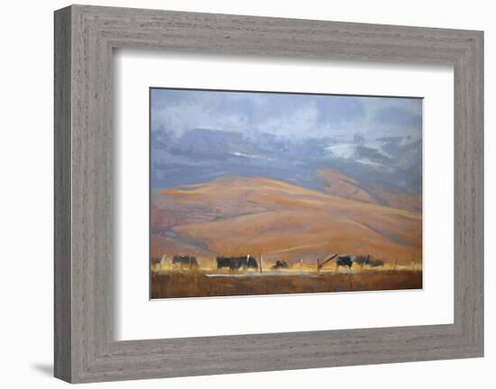 North Powder Cows-Todd Telander-Framed Art Print