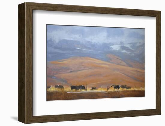 North Powder Cows-Todd Telander-Framed Art Print