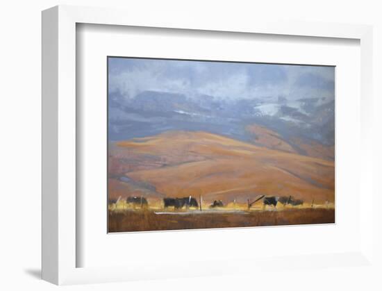 North Powder Cows-Todd Telander-Framed Art Print