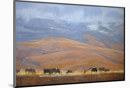 North Powder Cows-Todd Telander-Mounted Art Print