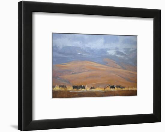 North Powder Cows-Todd Telander-Framed Art Print