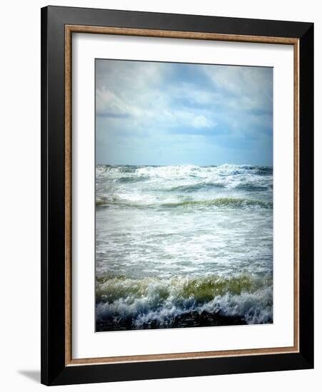 North Sea Beach Netherlands-Alaya Gadeh-Framed Photographic Print