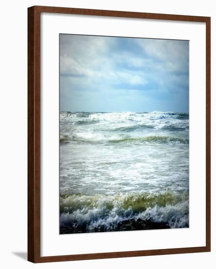 North Sea Beach Netherlands-Alaya Gadeh-Framed Photographic Print