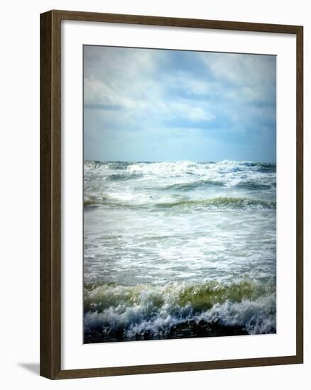 North Sea Beach Netherlands-Alaya Gadeh-Framed Photographic Print