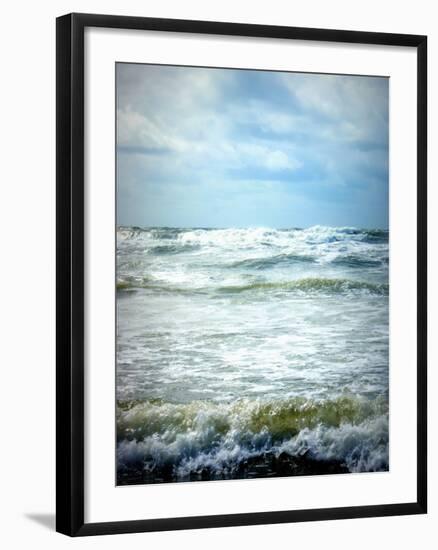 North Sea Beach Netherlands-Alaya Gadeh-Framed Photographic Print