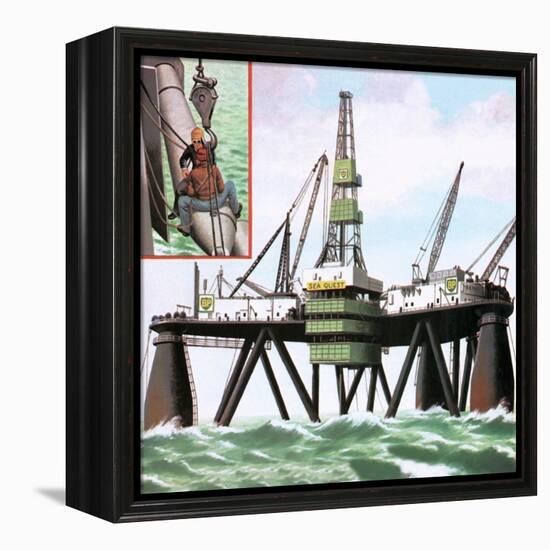 North Sea Oil-John Keay-Framed Premier Image Canvas